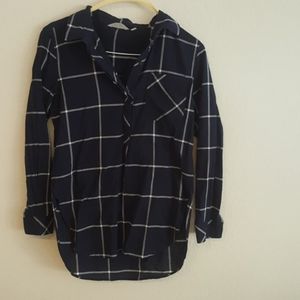 Navy Athleta Cotton Tunic Small